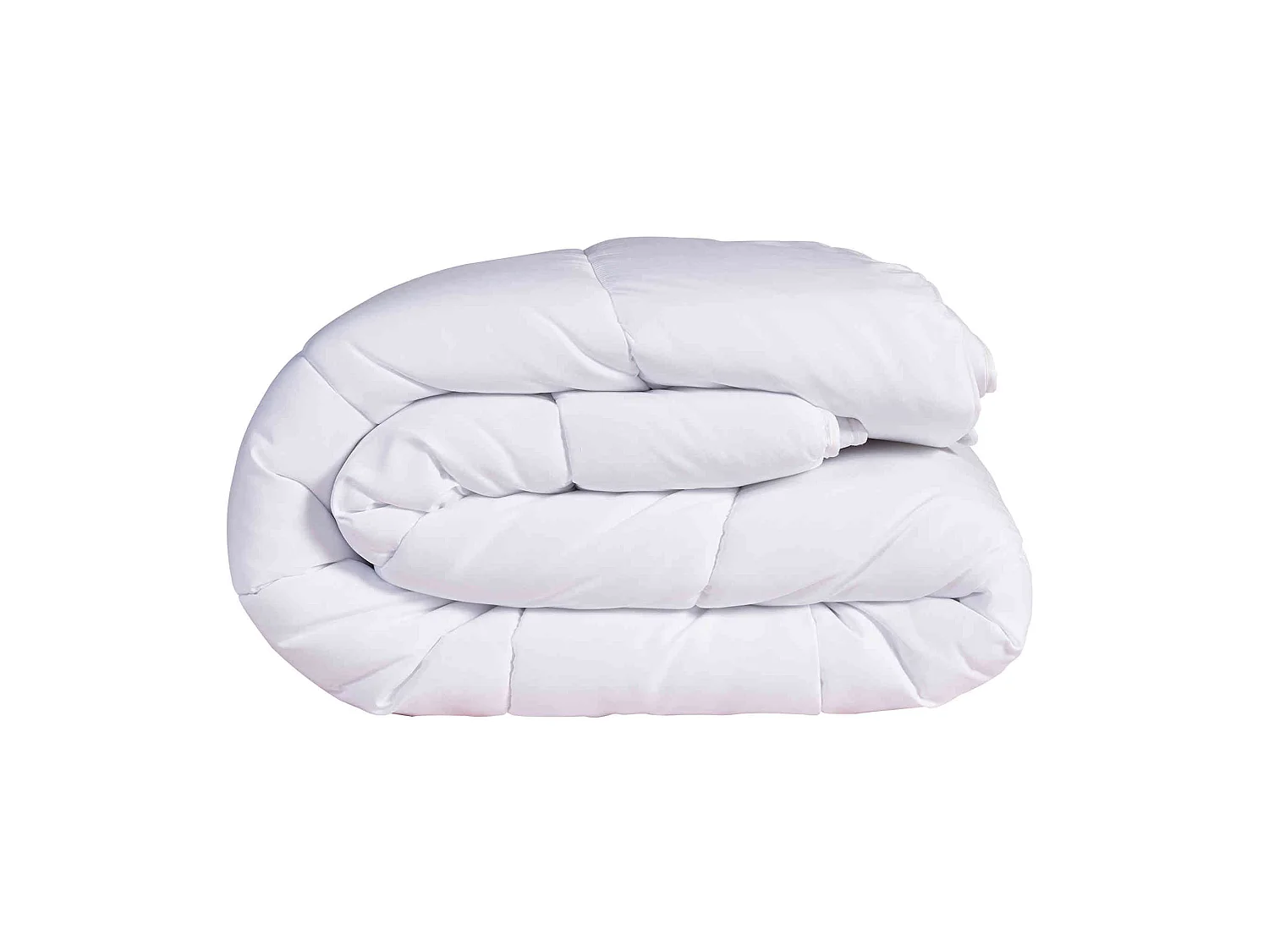 Pack couette mi-saison et oreiller recyclé moelleux enveloppe microfibre 260x240