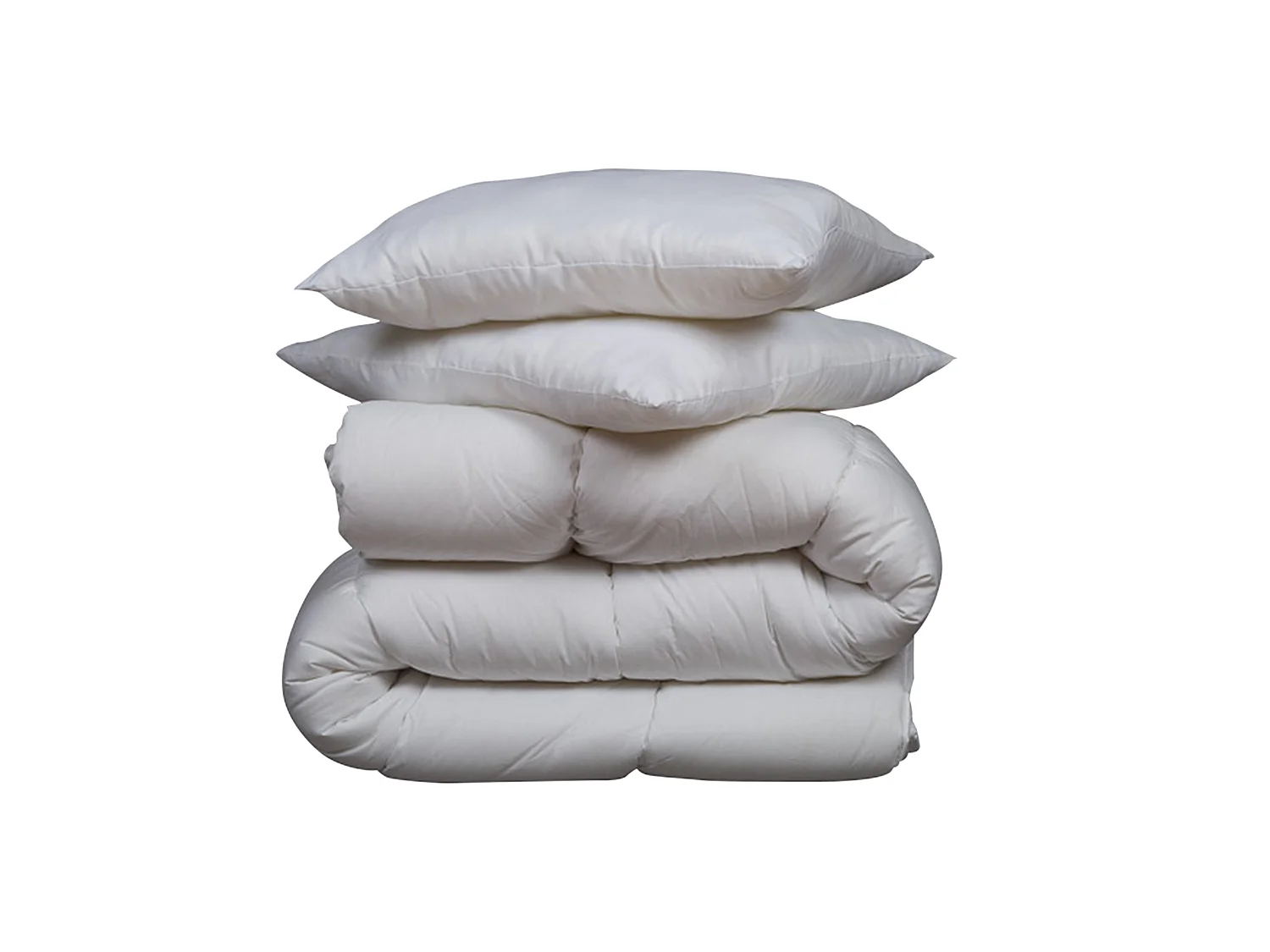 Pack couette mi-saison 350g 240x220 et oreiller luxe anti-acariens Someo