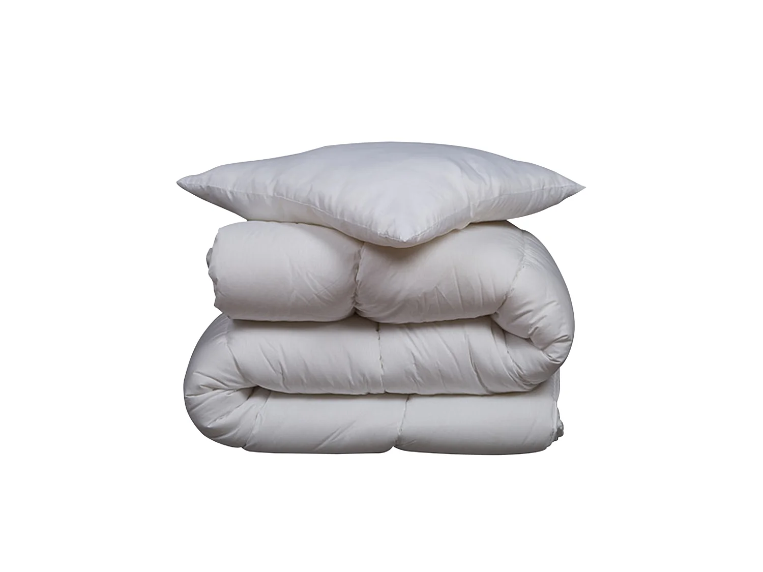 Pack couette mi-saison 350g 240x220 et oreiller luxe anti-acariens Someo