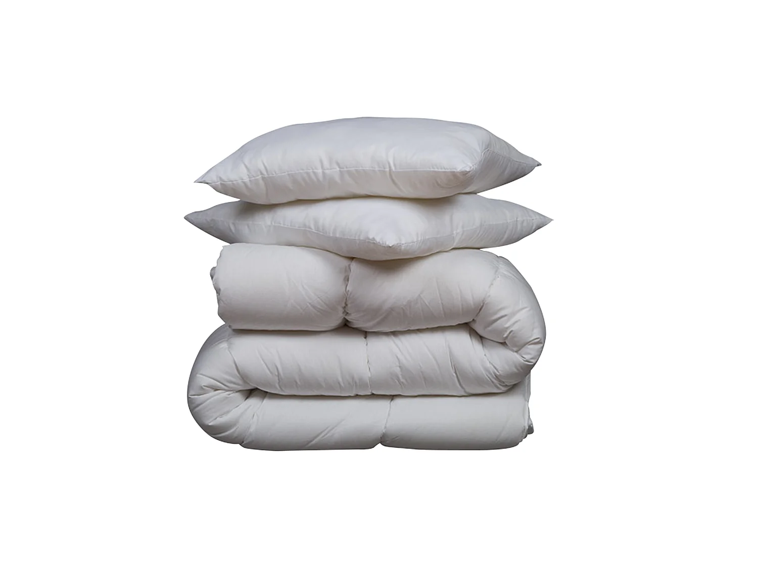 Pack couette mi-saison 350g 140x200 et oreiller luxe anti-acariens Someo