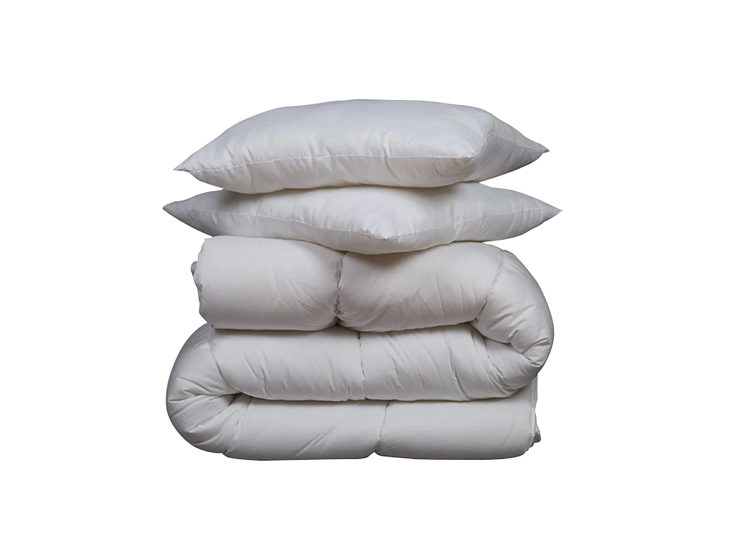 Pack couette mi-saison 350g 140x200 et oreiller luxe anti-acariens Someo