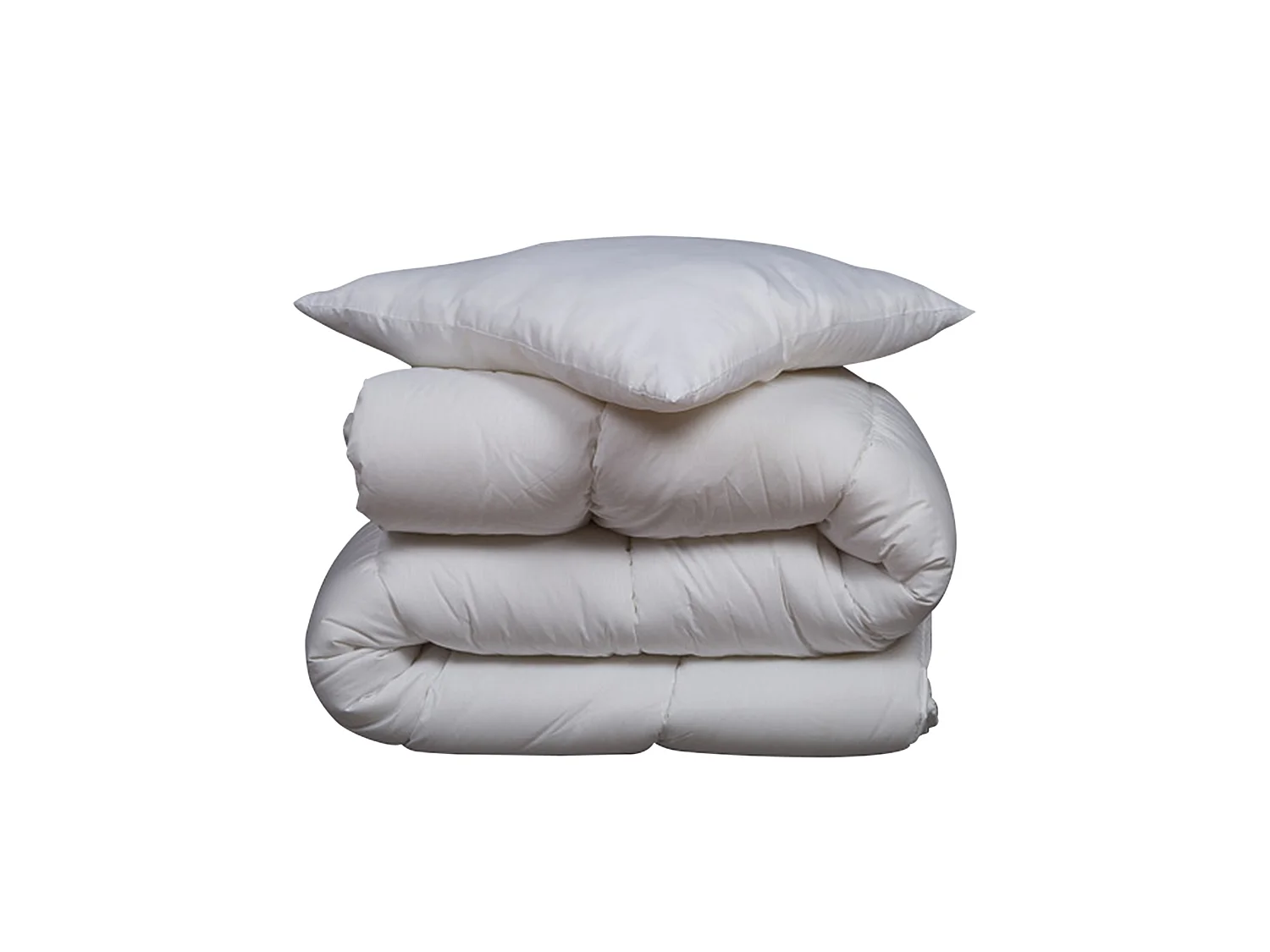 Pack couette mi-saison 350g 140x200 et oreiller luxe anti-acariens Someo