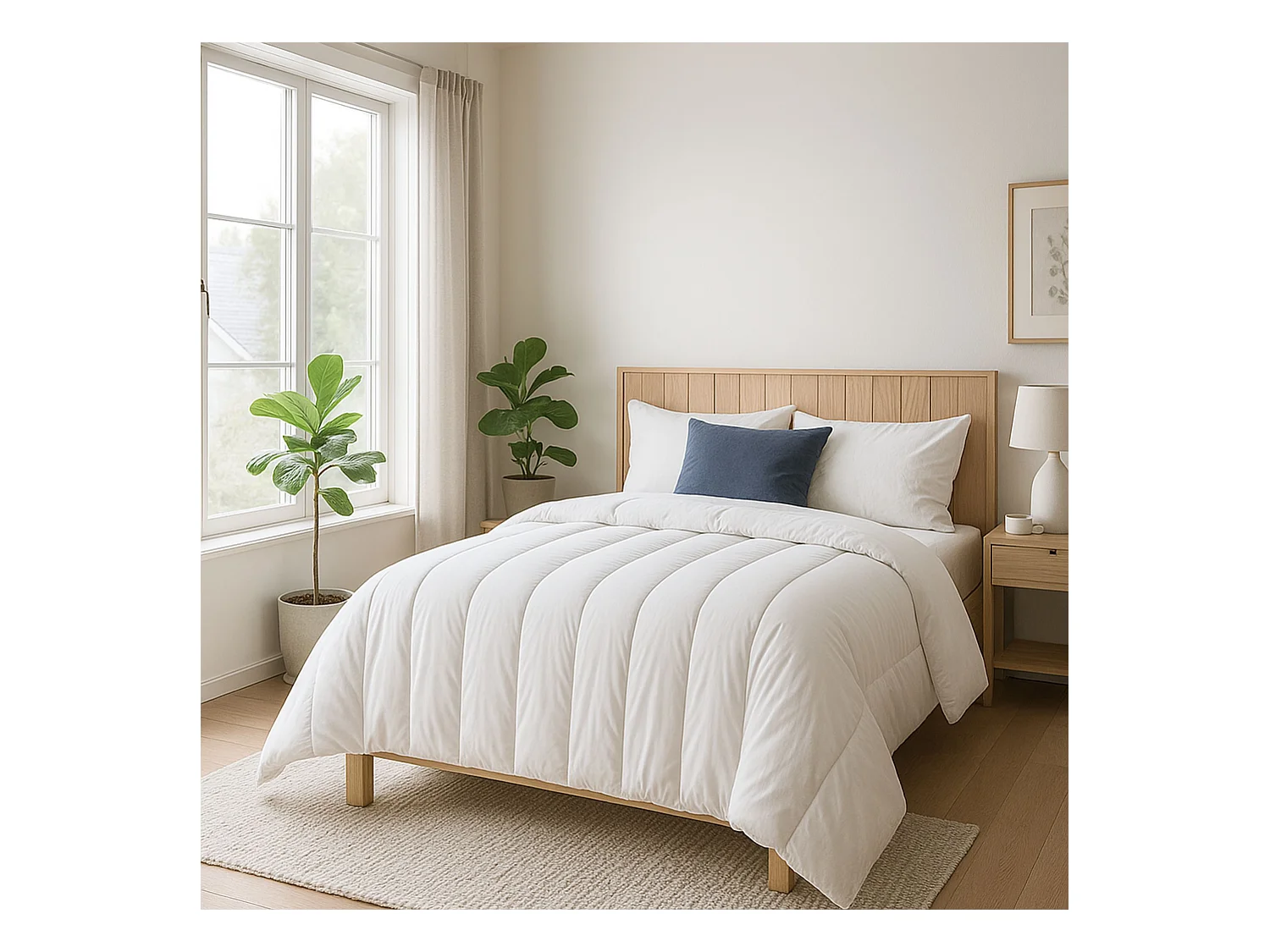 Couette été microfibre 250g 240x220