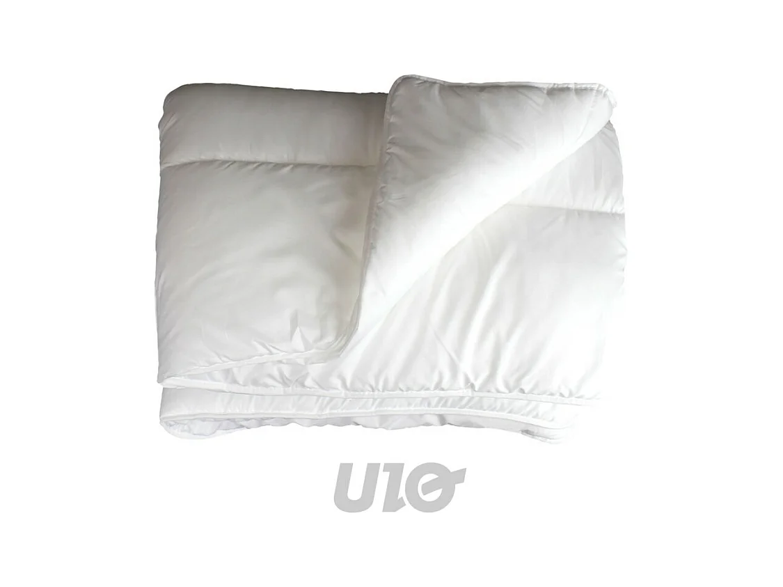 Polyester Bettdecke gegen Milben 140x200cm Weiß Oeko-Tex 400g Hohlfasern