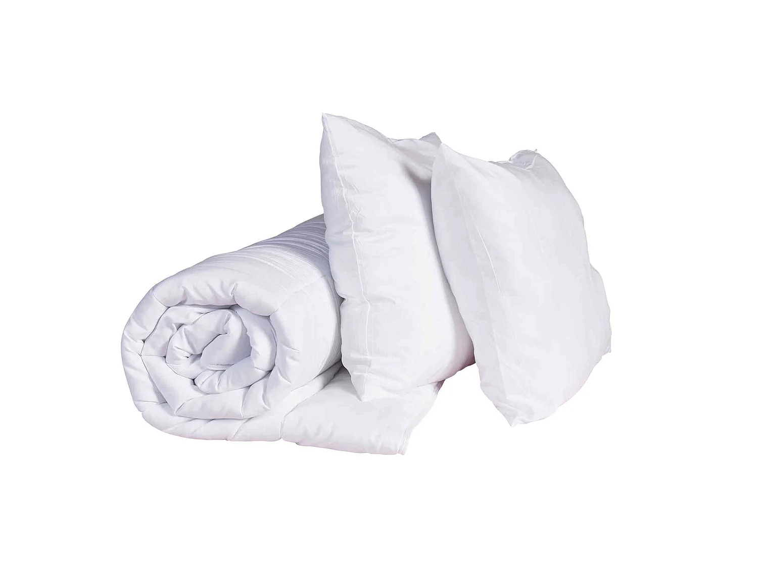 Pack couette mi-saison et oreiller anti-punaises et anti-insectes moelleux enveloppe microfibre 140x200