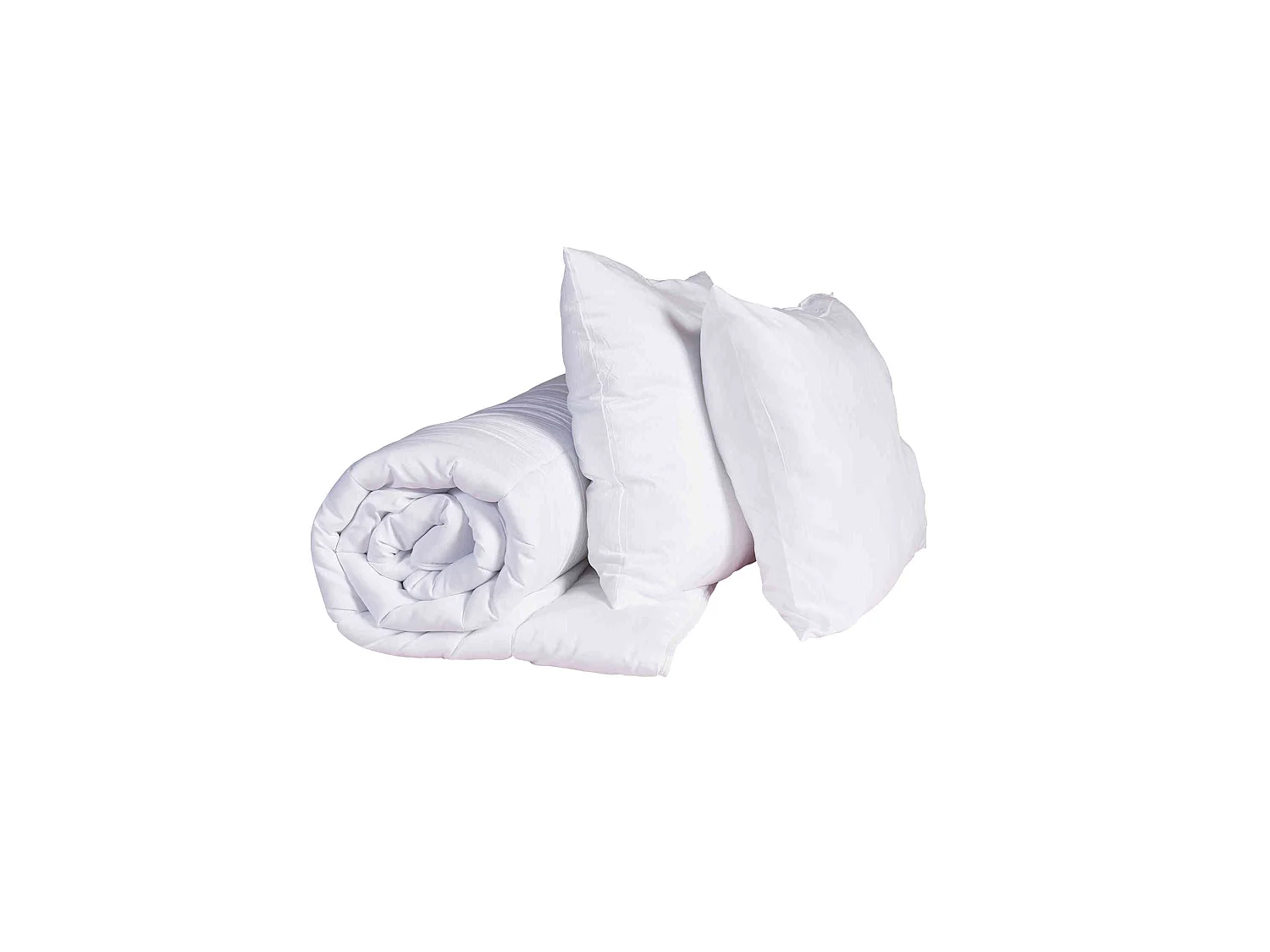 Pack couette mi-saison et oreiller anti-punaises et anti-insectes moelleux enveloppe microfibre 260x240