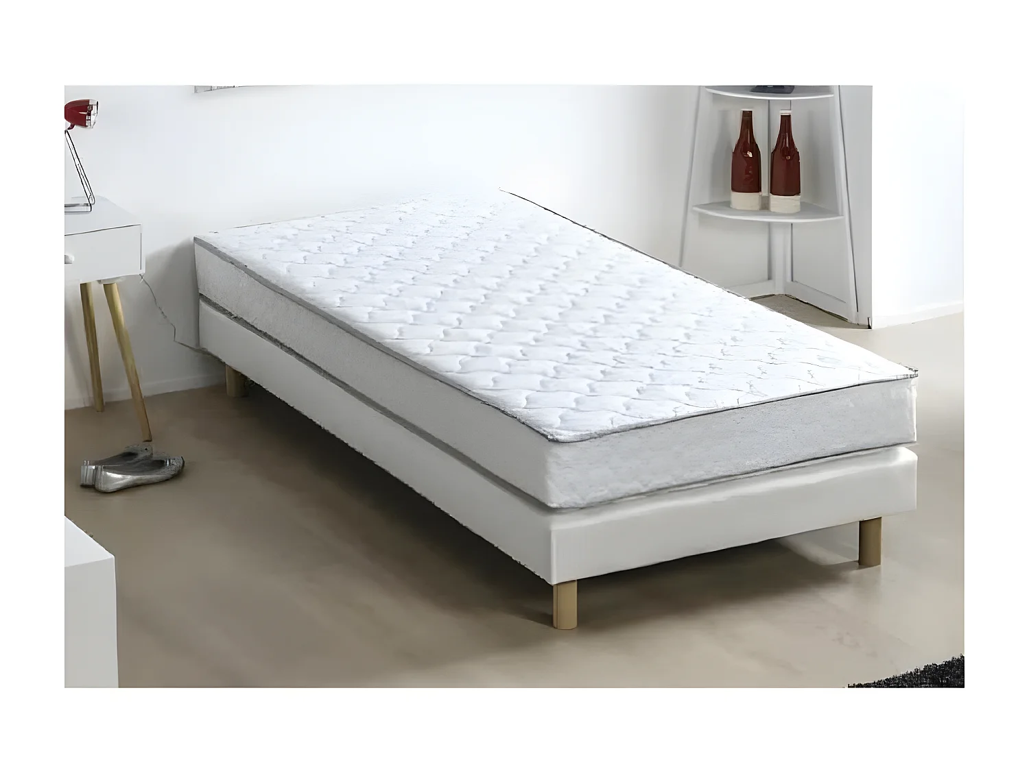 Matelas mousse 90 x 200 - Confort ferme - Epaisseur 16 cm - FINLANDEK Kiva