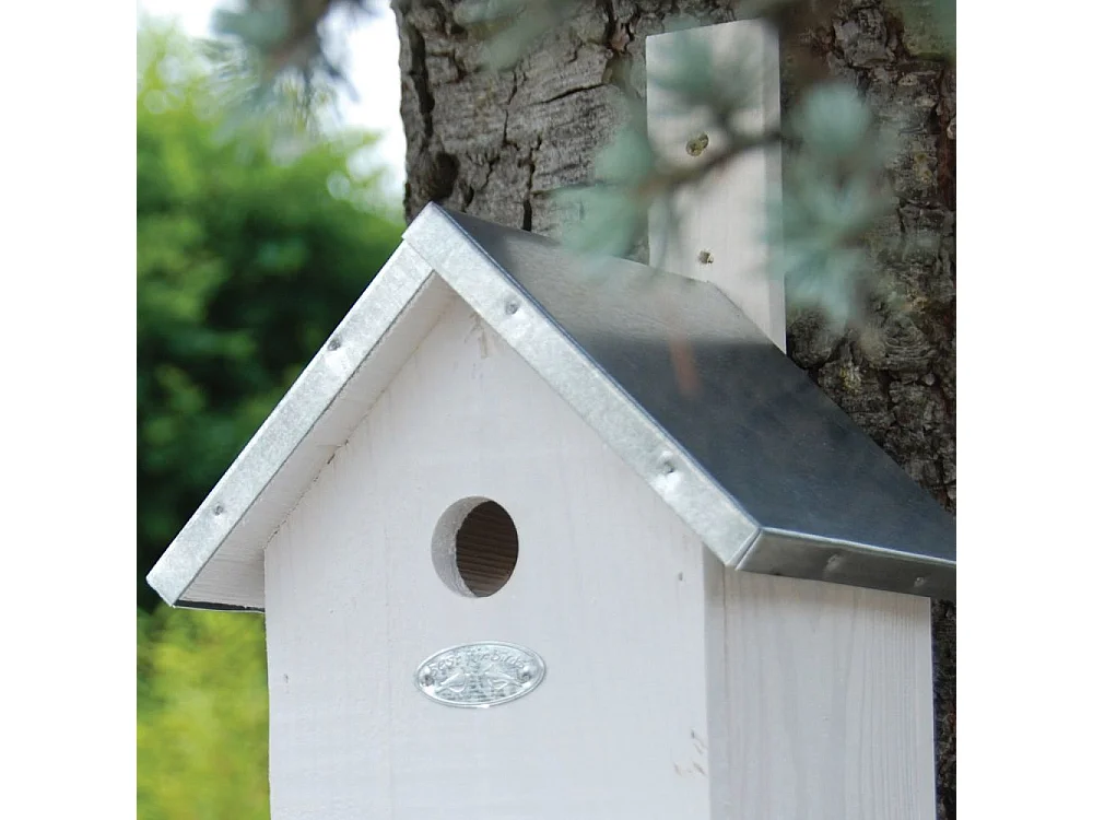Nichoir à mésange en bois de pin blanc