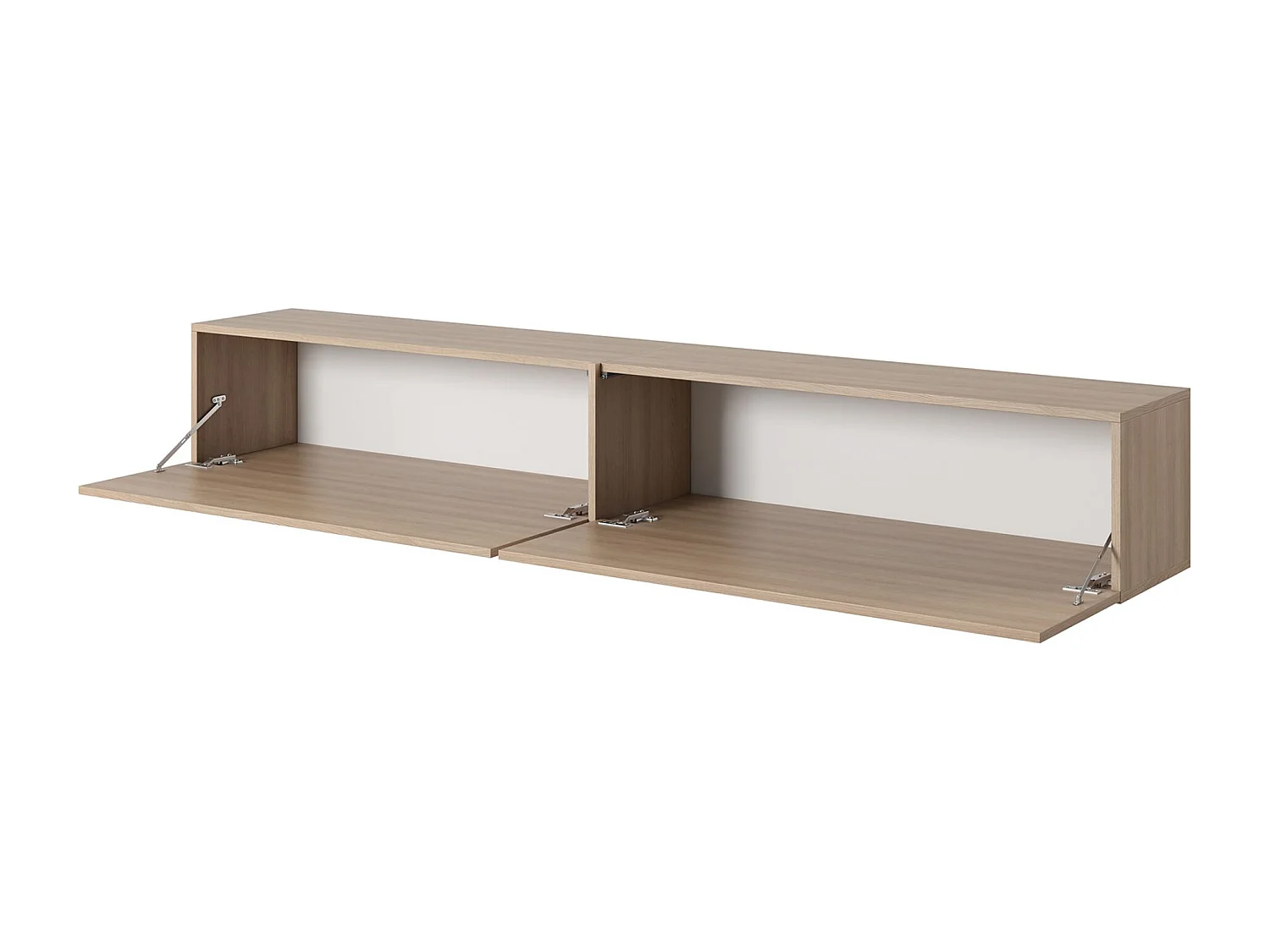 Meuble TV - 200 cm - Chêne Linberg - Bisira