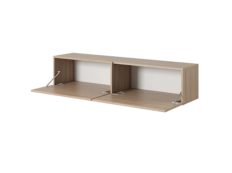 Meuble TV - 140 cm - Chêne Linberg - Bisira