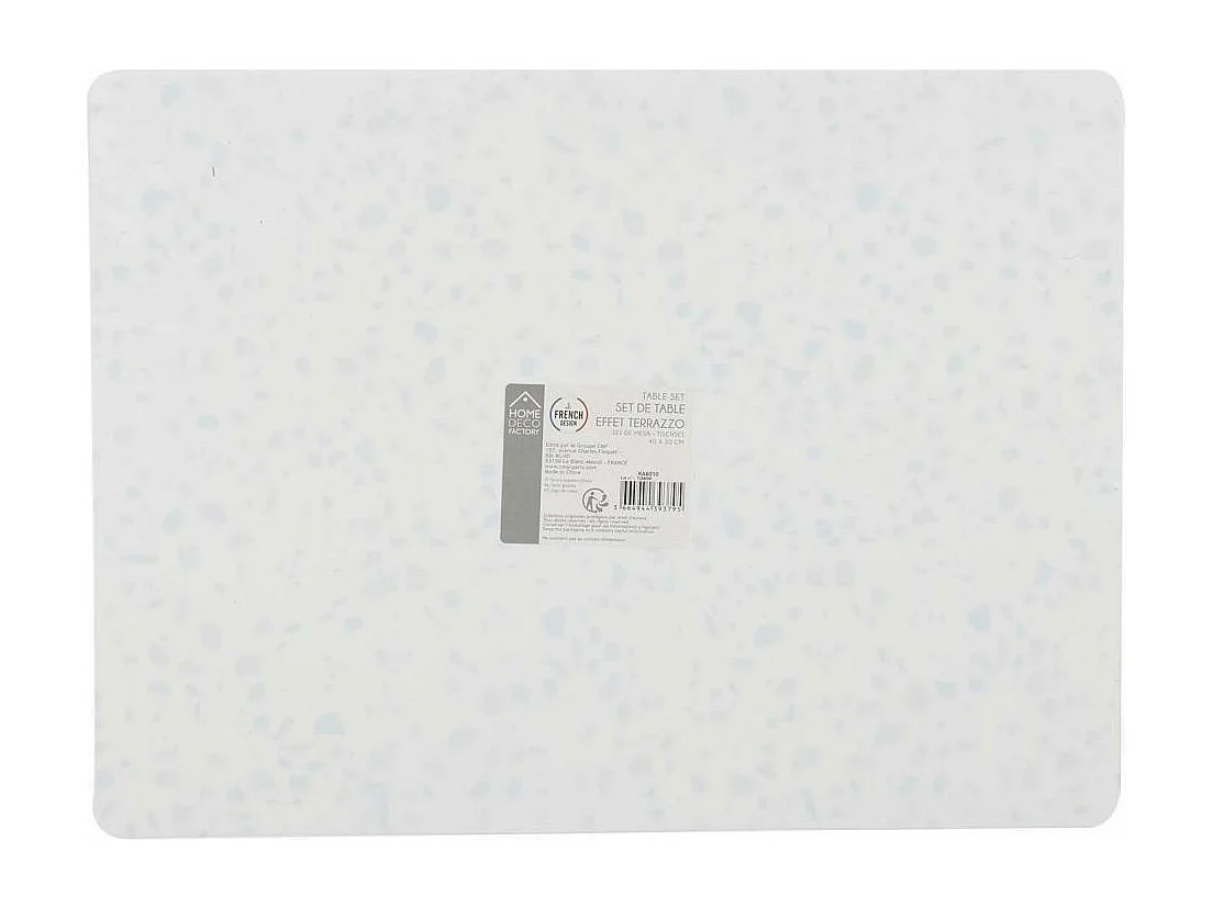 Set de table effet terrazzo 40 x 30 cm (Lot de 6)