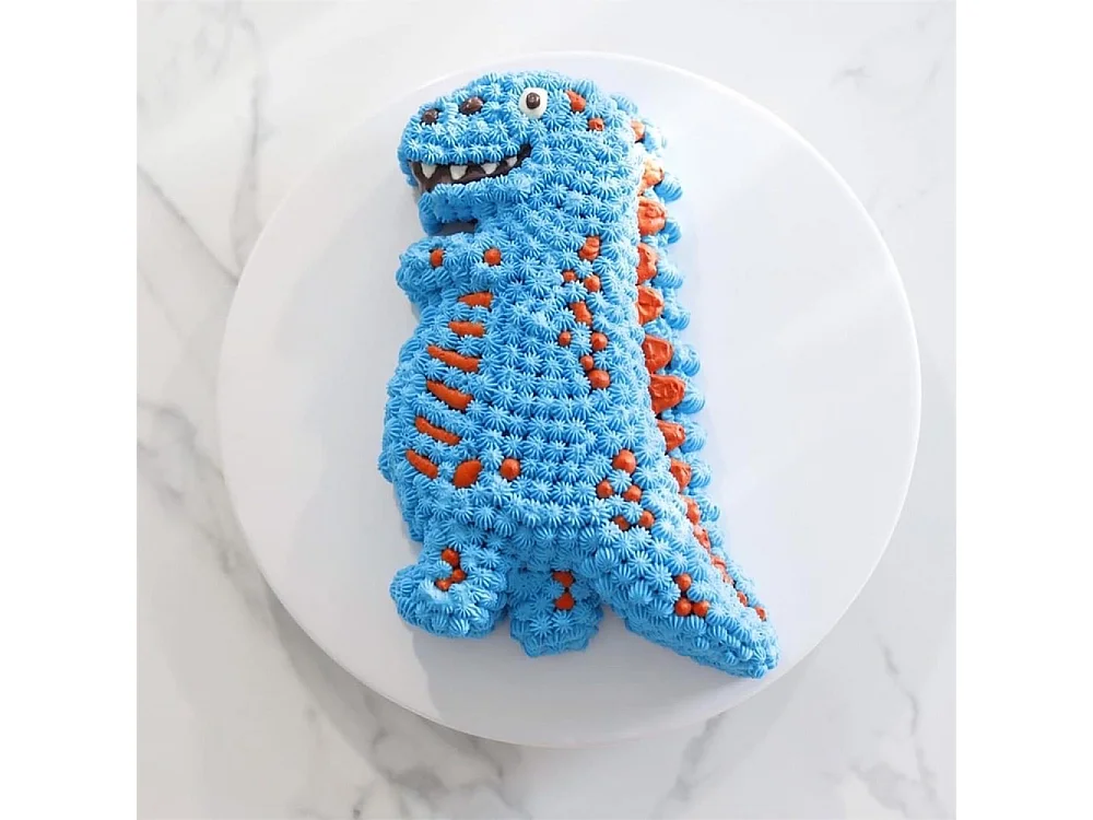 Moule à gâteau en silicone dinosaure et licorne (Lot de 2)