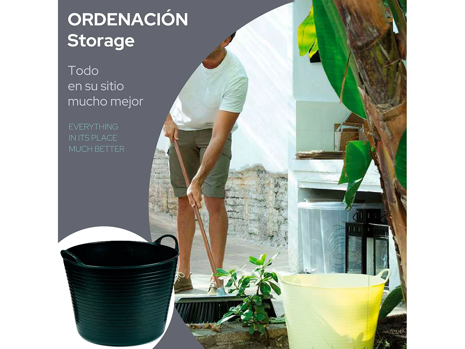 Nacelle noire 38l 40x40x44