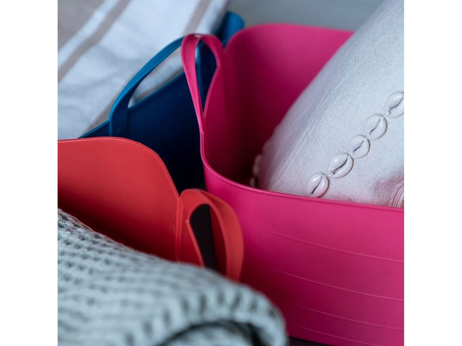 panier moyen 25l rose 34 x 34 x 34 x 35