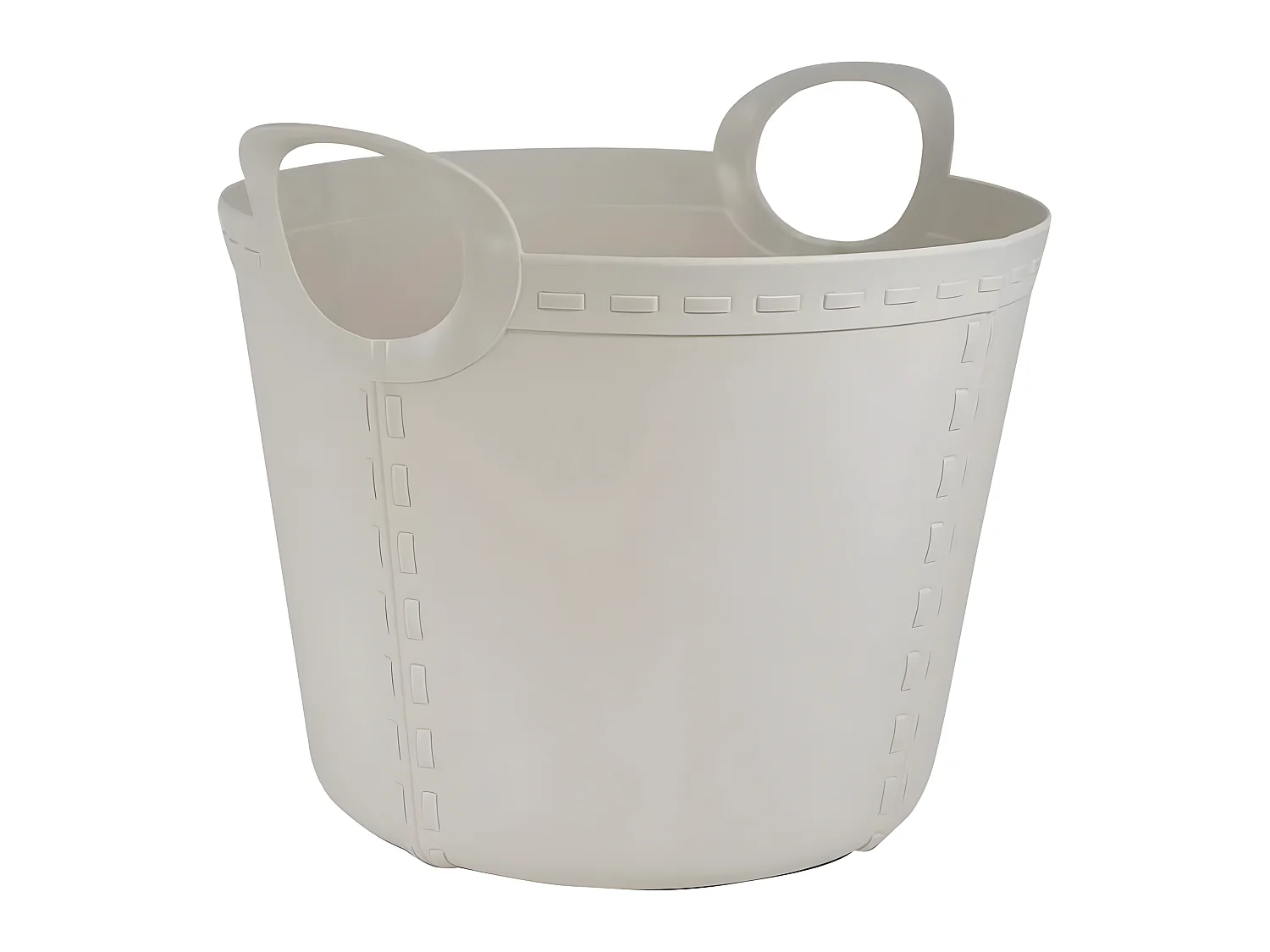 3x panier de rangement craft 40l+25l+15l gris clair