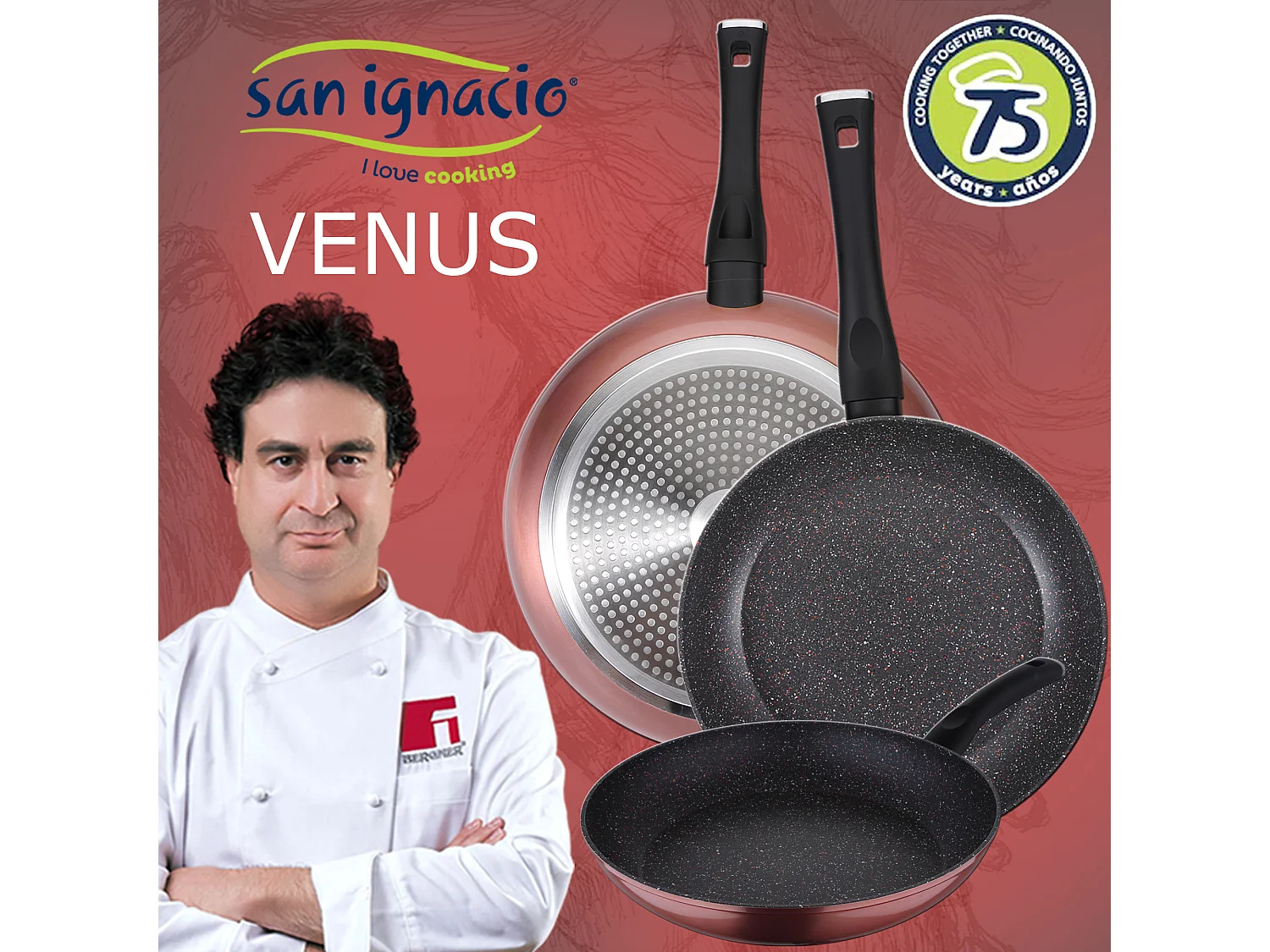 Pack de 3 casseroles ø20 / 24 et 28 cms + 24pc de couverture en acier inoxydable