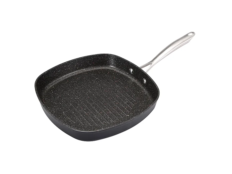Grill San Ignacio antiadherente negro 28x28 cm