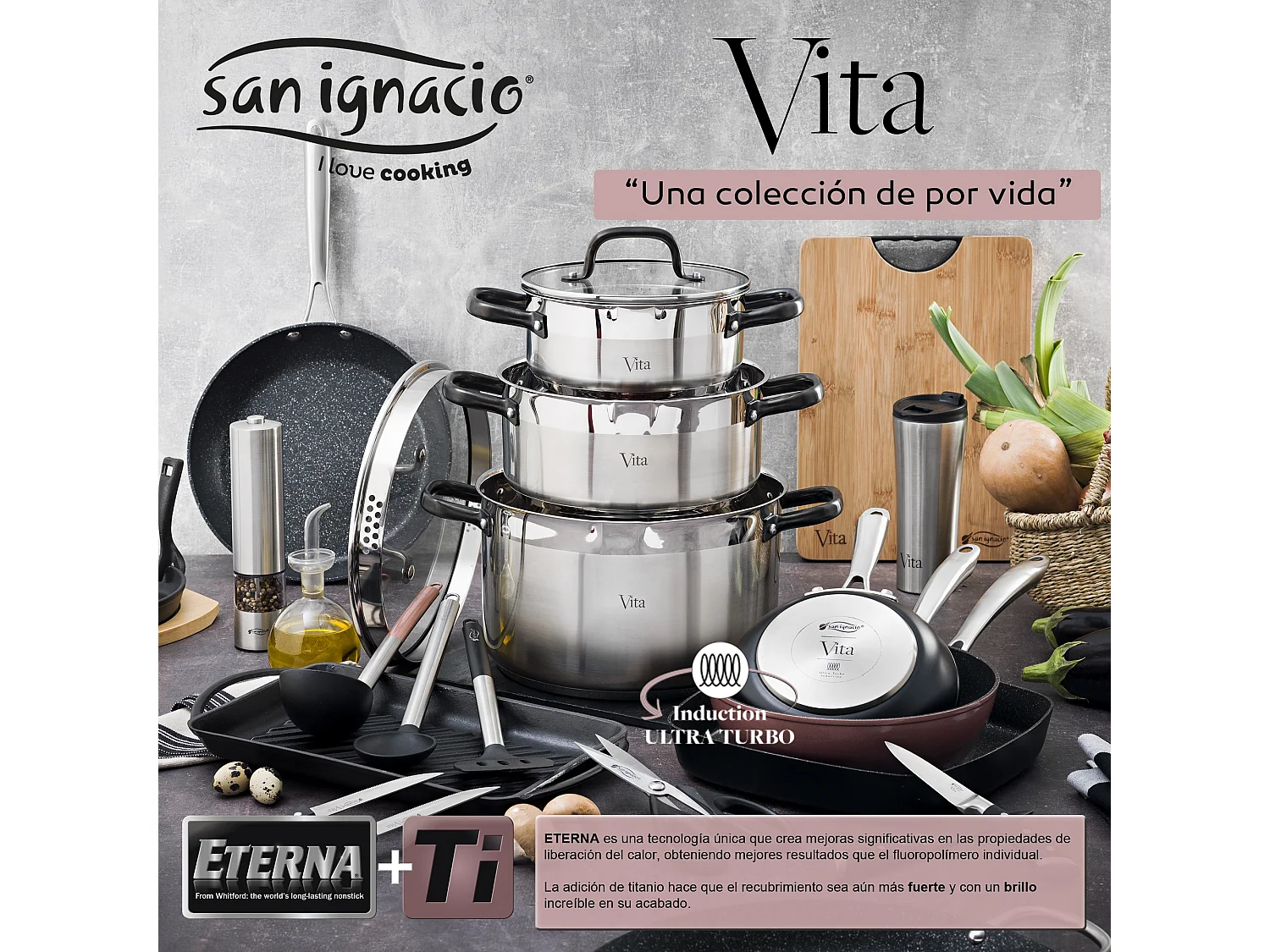 Grill San Ignacio antiadherente negro 28x28 cm