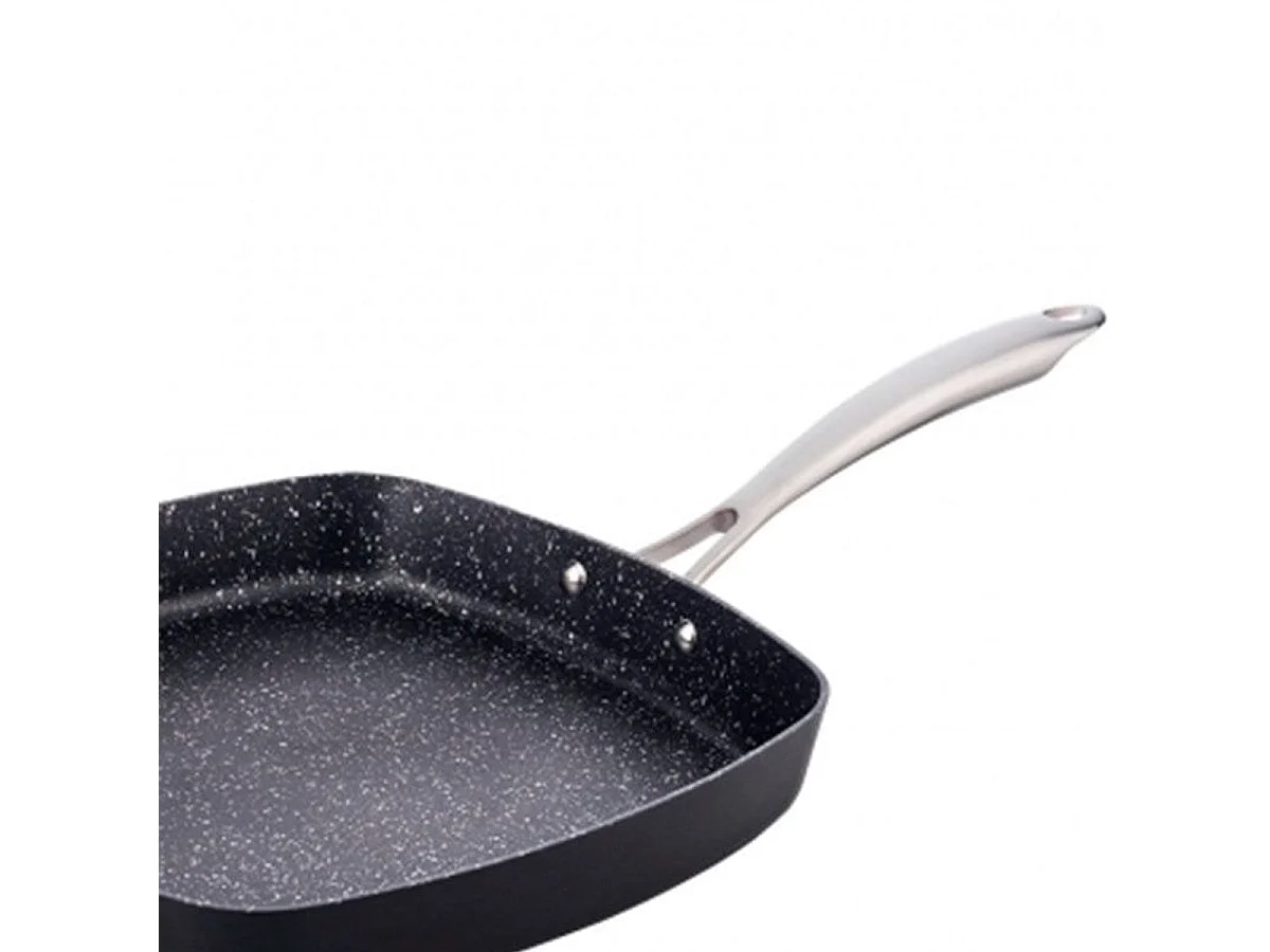 Grill San Ignacio antiadherente negro 28x28 cm