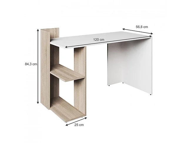 Table de travail 120,6 x 84,3 x 56,8 cm (lxhxp)