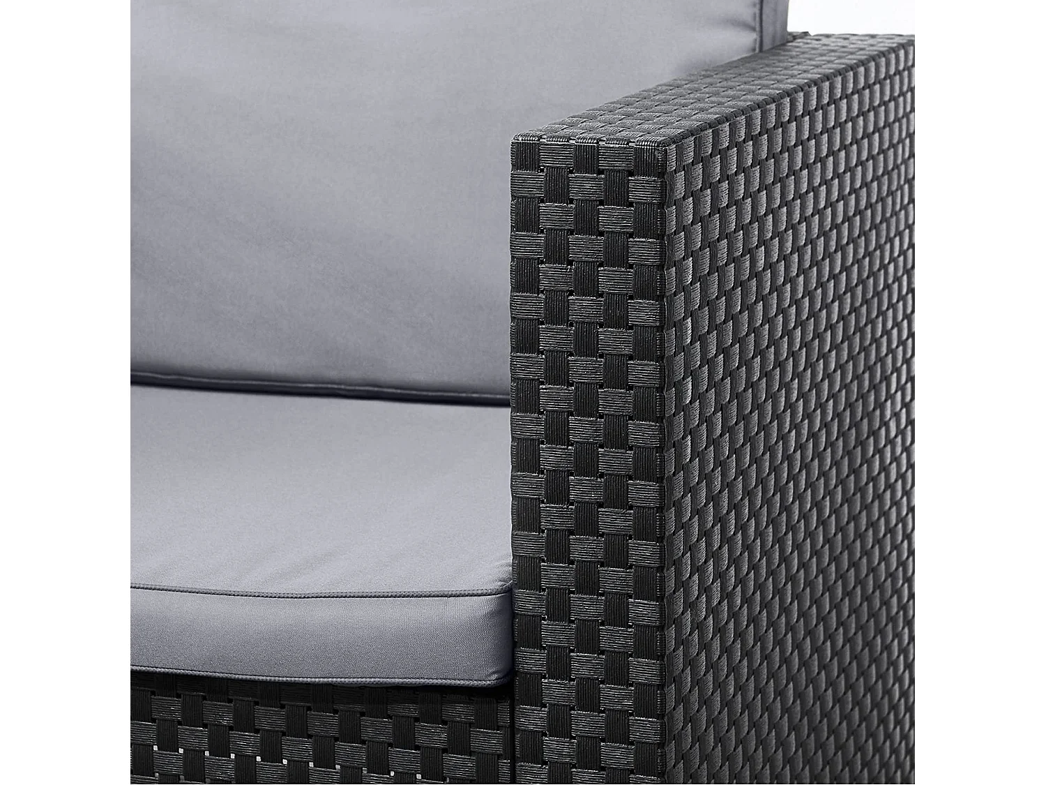 Fauteuil de jardin individuel diva tete a tete graphite