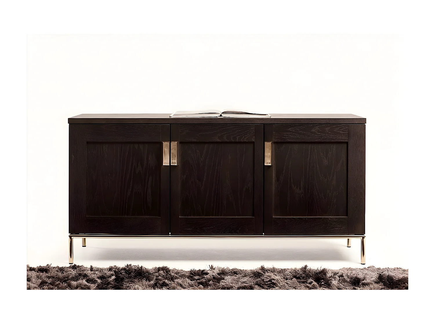 Buffet Design 3 Portes "Pimlico" 150cm Charbon