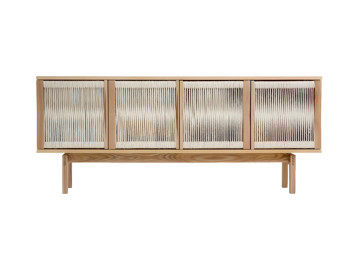 Buffet Design 4 Portes "Lilla" 180cm Naturel