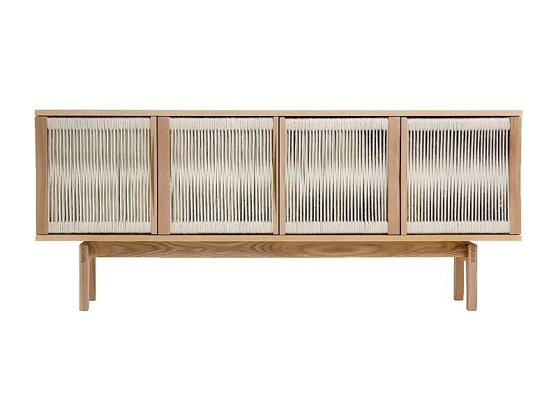 Buffet Design 4 Portes "Lilla" 180cm Naturel