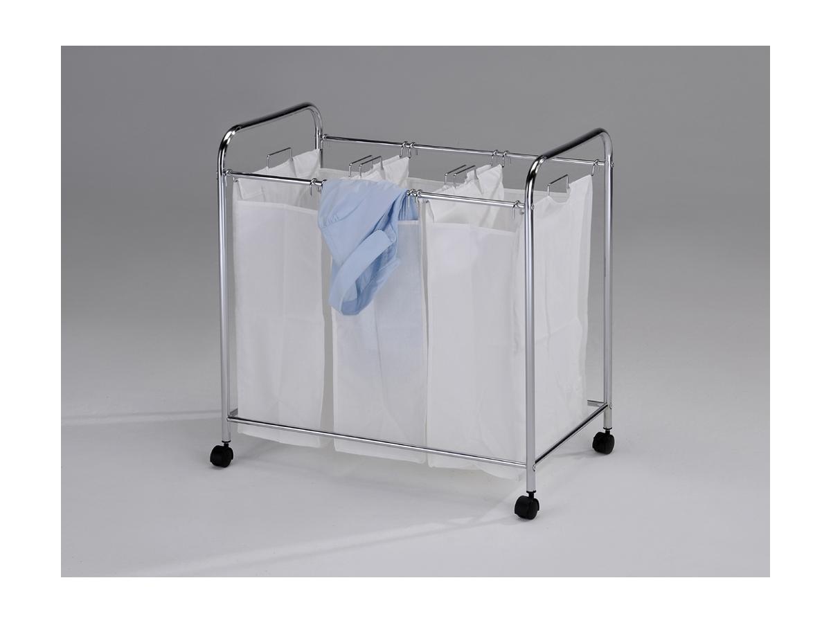 Wäschesortierer Wäschekorb Family - 3 Fächer günstig