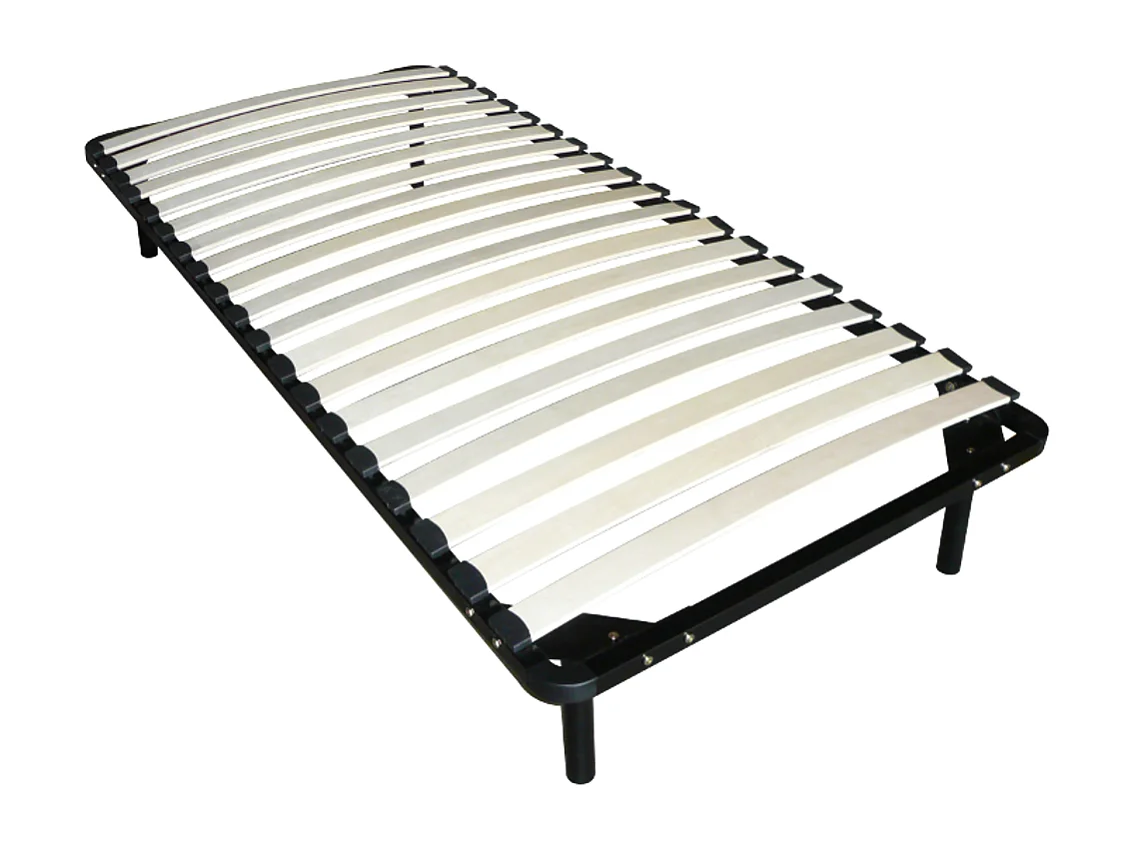 Somier de láminas con patas 90 x 190 cm - 19 láminas