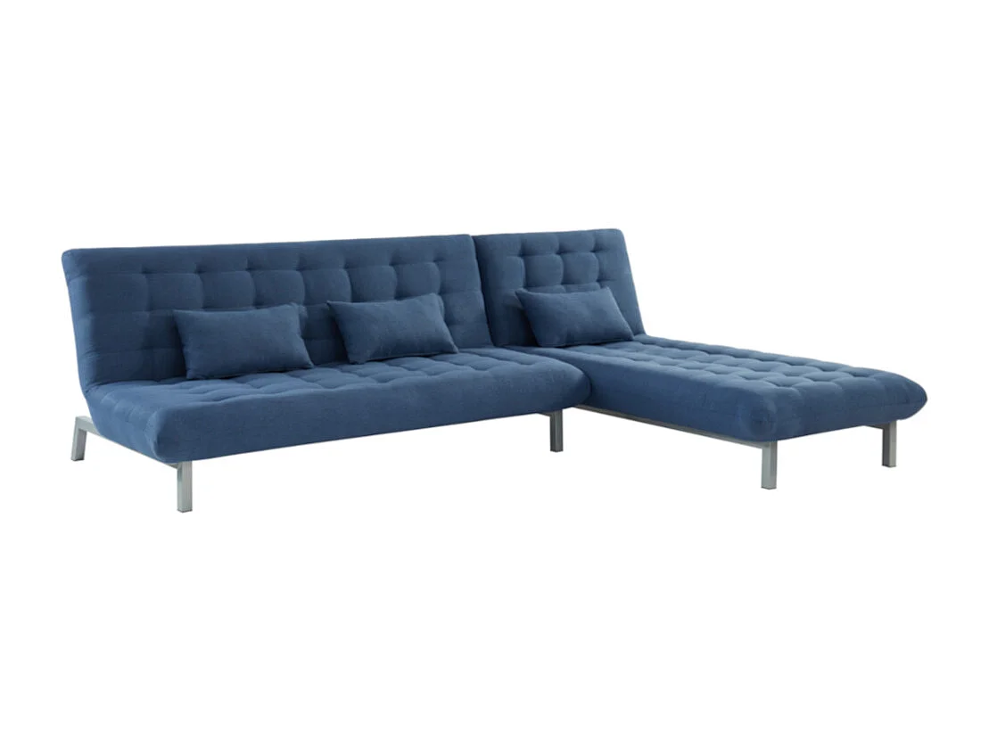 Canapé modulable convertible tissu HORNET - Bleu