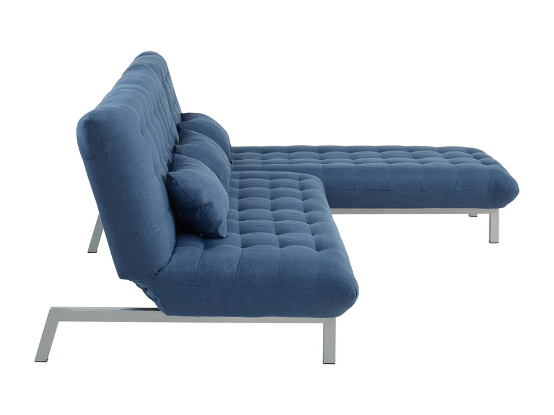 Canapé modulable convertible tissu HORNET - Bleu