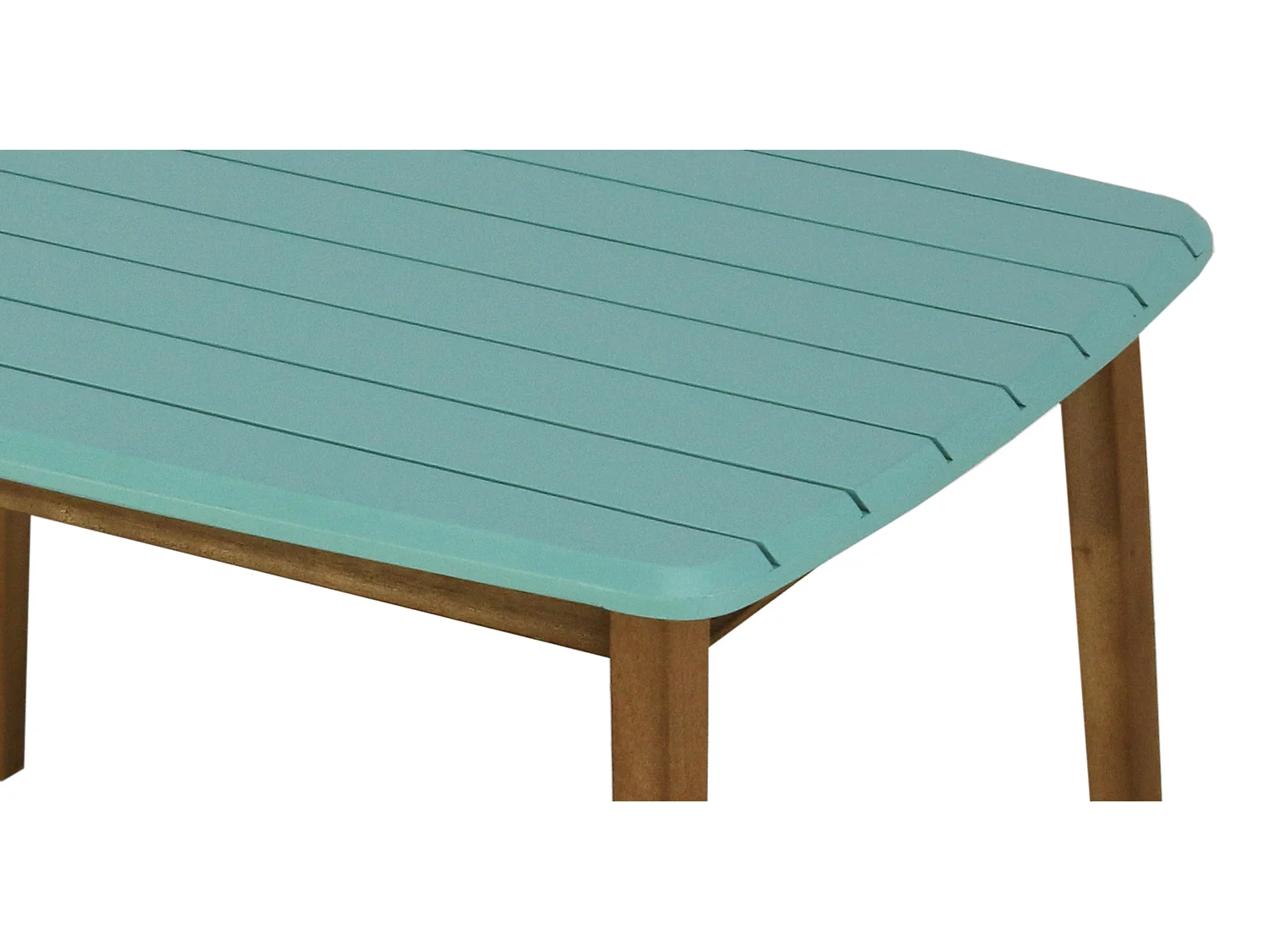 Gartentisch für Kinder - Akazie - Türkisblau - GOZO von MYLIA