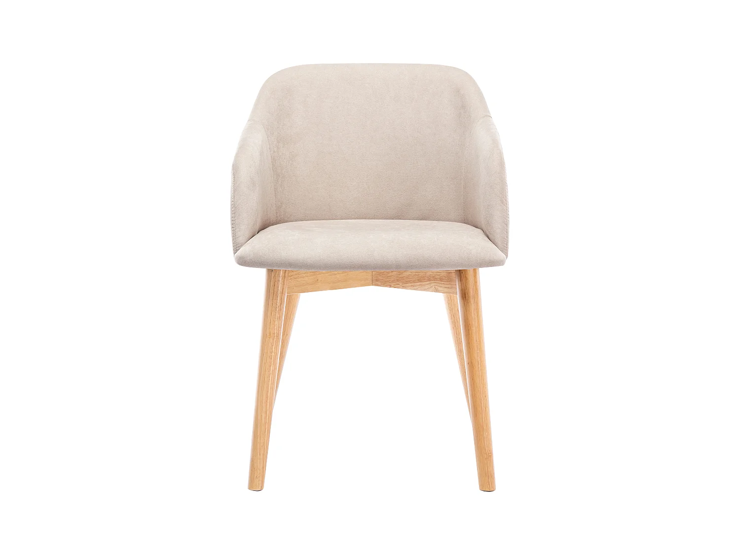 Stühle 2er-Set - Stoff - Beige - JELISA