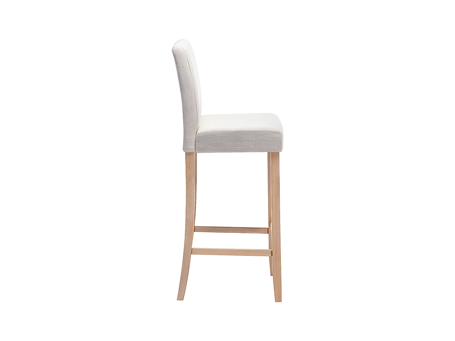 Set van 2 barkrukken - Stof - Beige - ROVIGO