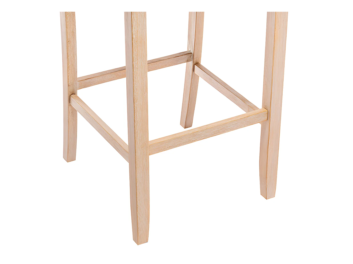 Juego de 2 taburetes de bar - Tela - Beige - ROVIGO