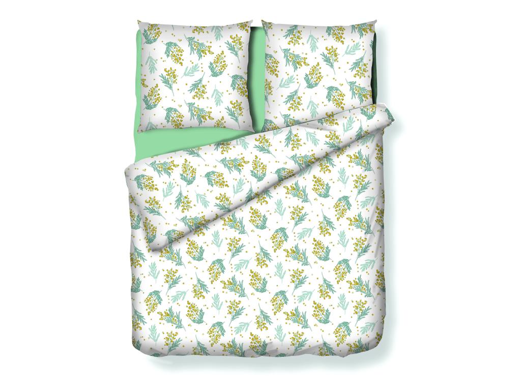 Bettwäsche aus Satin 80 Fäden/cm² - 240 x 260 cm + 2 Kissenbezüge 63 x 63 c günstig online kaufen