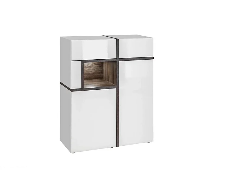 Buffet Design LED "Cross" 110cm Blanc