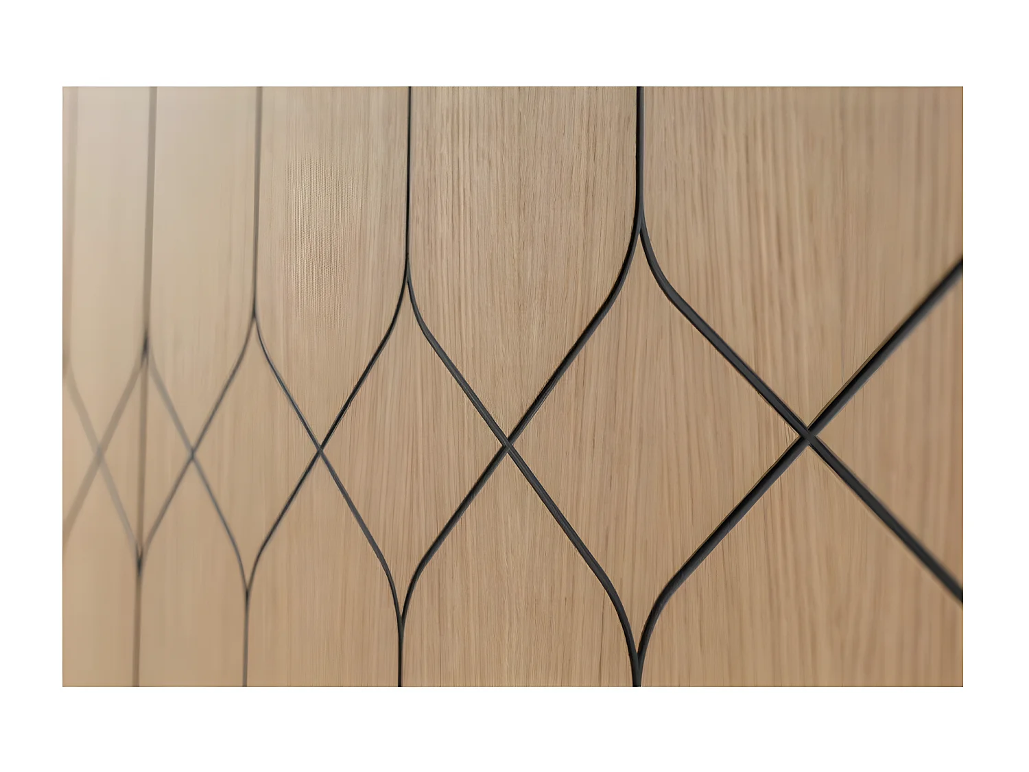 Buffet Design en Bois Massif "Porto II" 175cm Chêne