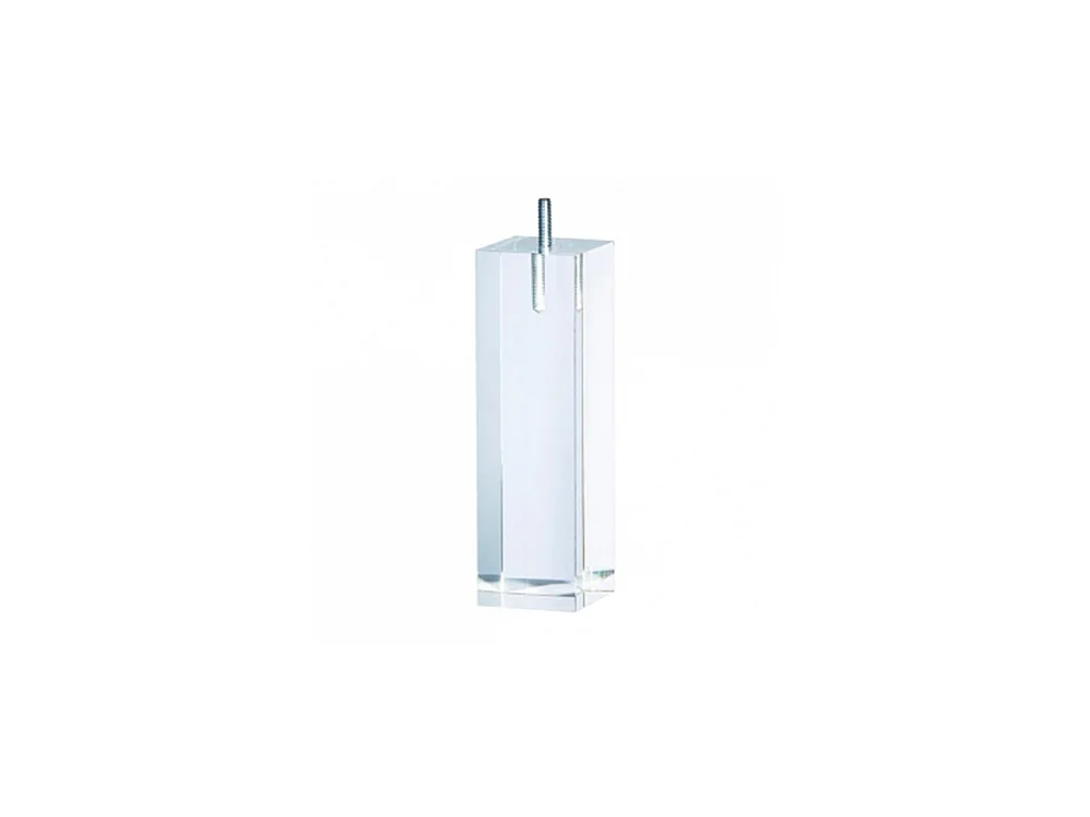 BELLECOUR LITERIE | Pied de lit carré Plexiglas Hauteur 20 cm (vendu à l'unité)