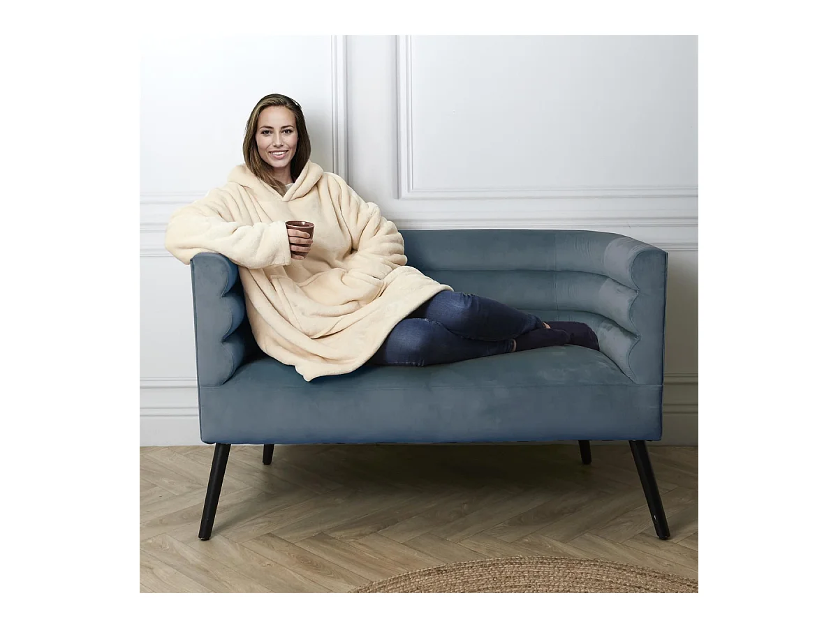 Sudadera con capucha y forro de sherpa