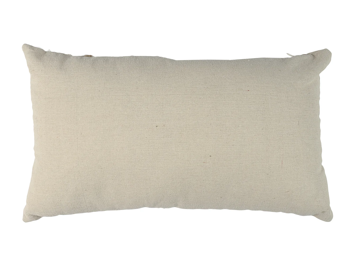 Coussin Beige Et Blanc Tresse 30x50cm Beige