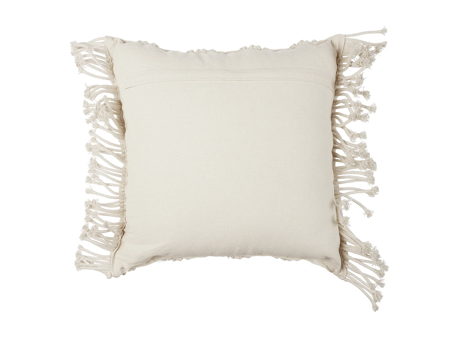 Coussin Beige Macrame 40x40cm Beige