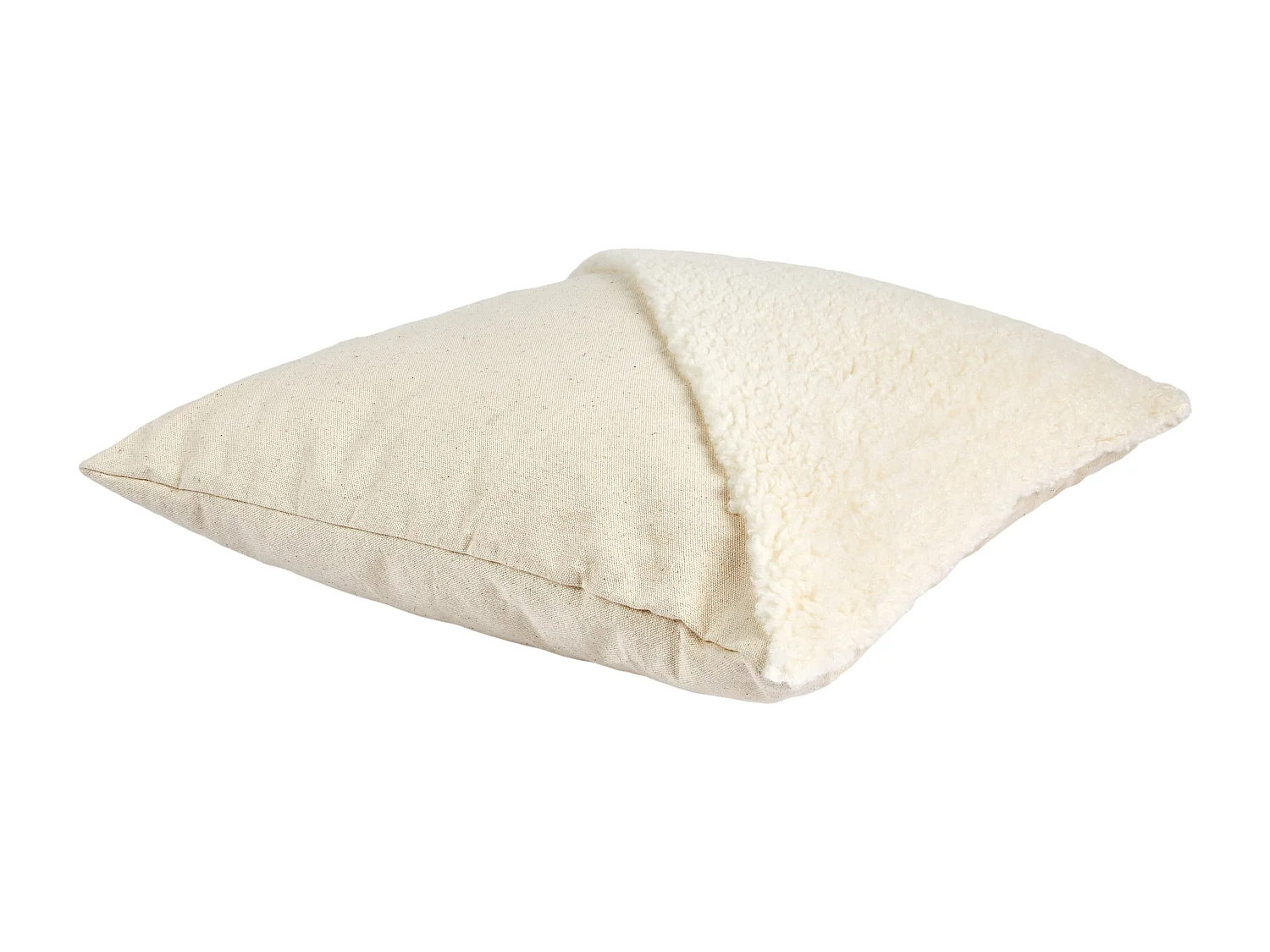 Coussin Beige Tufte 40x40cm Beige