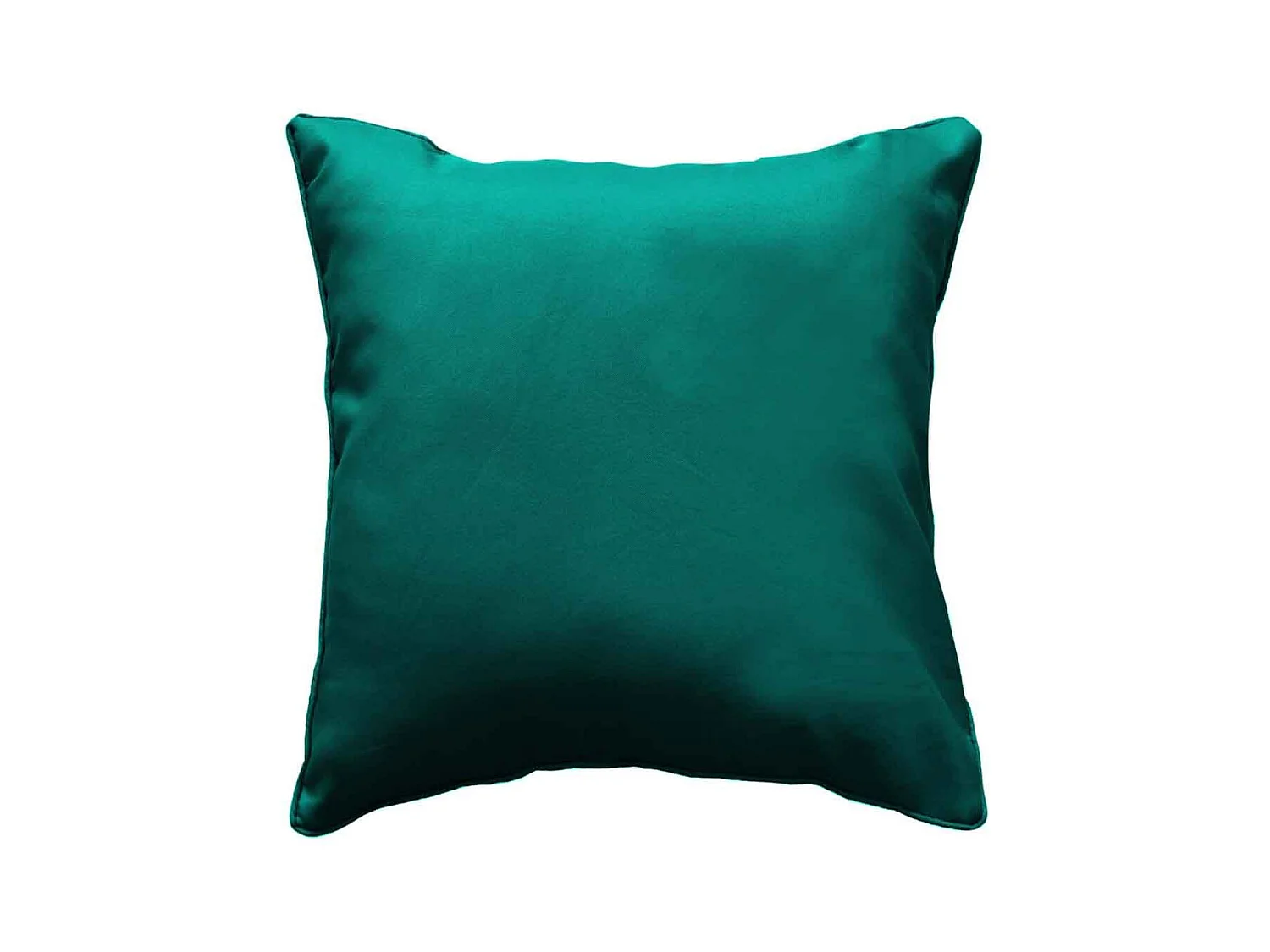 Coussin Carré Déco "Essentiel" 40x40cm Émeraude