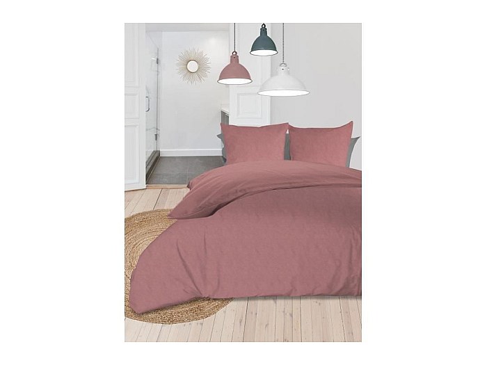 Soleil D'Ocre Bohemien Bruin Dekbedovertrek 260x240 Cm Soleil D'Ocre Beddengoed Set - Gewassen Microvezel Dekbedovertrek 260x240 Cm Bohemien Bruin Frans Merk Microvezel Niet Strijken