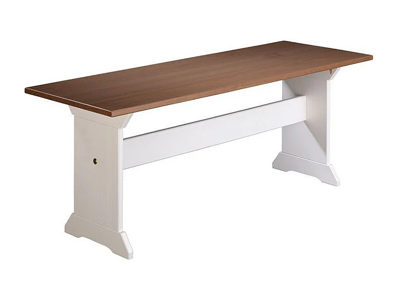 Banc Design en Bois "Terland" 110cm Blanc