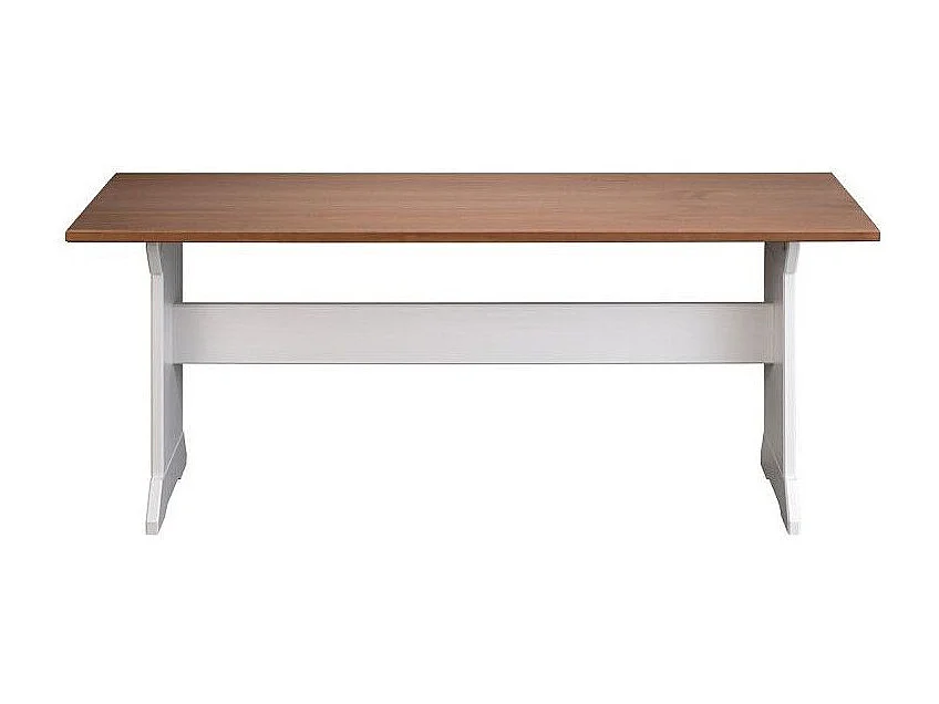 Campanou donker-witte massief grenen bank 110 cm