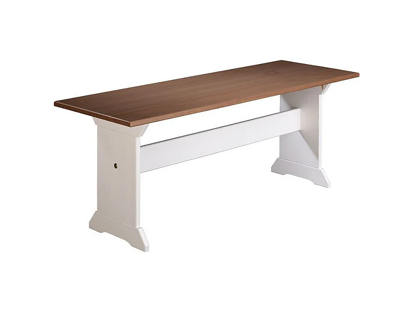 Banc Design en Bois "Terland" 110cm Blanc