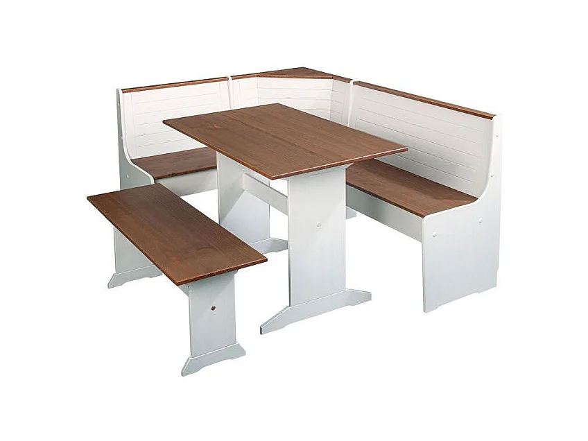 Banc Design en Bois "Terland" 110cm Blanc